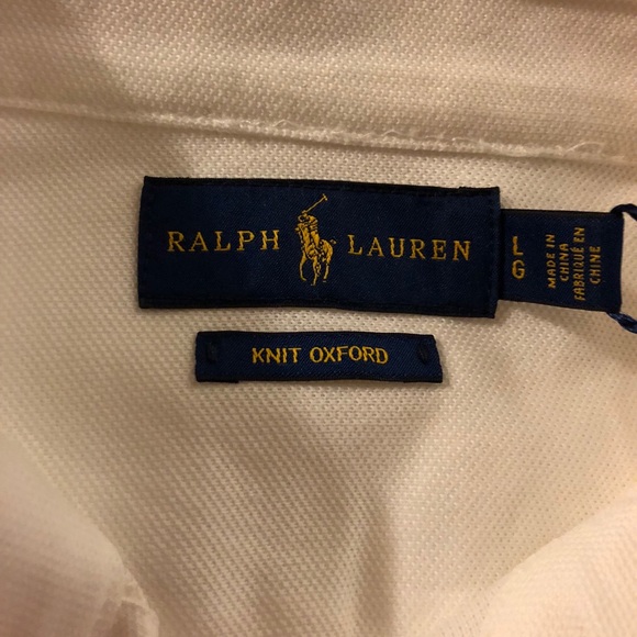 Ralph Lauren Knit Oxford Polo Shirt - Picture 3 of 3